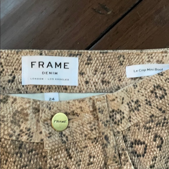 Frame snake print jeans - Picture 3 of 5